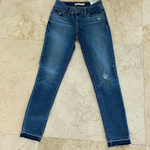 Levi's 711 Skinny Ankle Jeans 25 - Picture 3 of 12